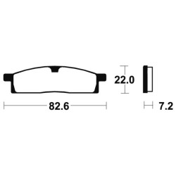 Plaquettes De Frein Yamaha Tt-R 125 Lw Big Wheels (ce07)