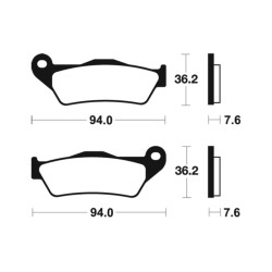 Plaquettes De Frein Aprilia Rst 1000 Futura