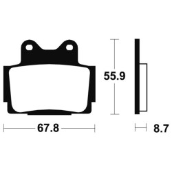 Plaquettes De Frein Yamaha Fz 600