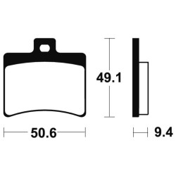 Plaquettes De Frein Aprilia Atlantic/Arrecife 250 Ie