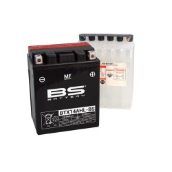 Batterie Kawasaki Klr 650 (kl650c) Sans Entretien Avec Pack Acide - Btx14ahl-Bs