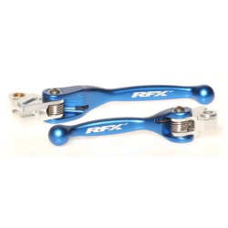 Ensemble De Leviers Flexibles Forgés Rfx Race (bleu) Kawasaki Kx 250 F (kx250n)