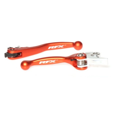 Ensemble De Leviers Flexibles Forgés Rfx Race (orange) Ktm 125 Exc Six Days