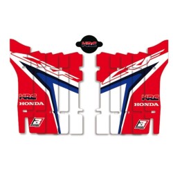 Kit déco de cache radiateur  Replica Team HRC - Honda CRF450