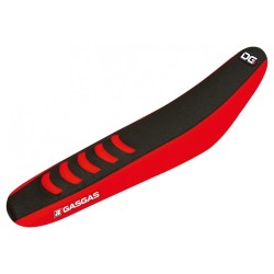 Housse de selle  Double Grip 3 rouge/noir Gas Gas