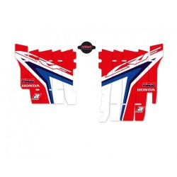 Kit déco de cache radiateur  Replica Team HRC 2020 Honda