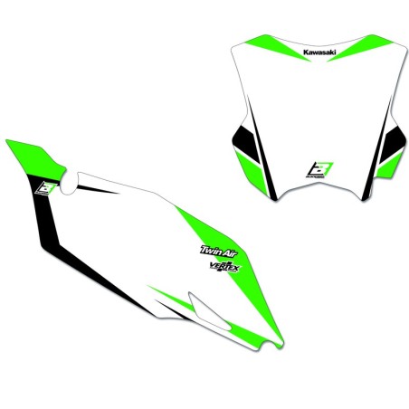 Fonds de plaques  Graphic Kawasaki KX250F