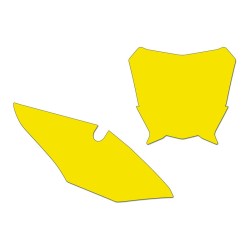 Fonds de plaque  jaune Honda CRF450R