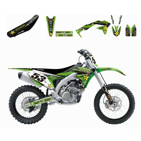 Kit déco complet  Rockstar Energy Kawasaki KX450F