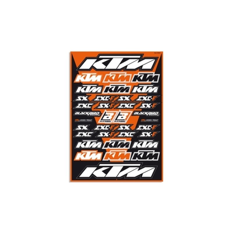 Planche de stickers  KTM