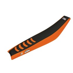 Housse de selle  Double Grip 3 noir/orange KTM SX85