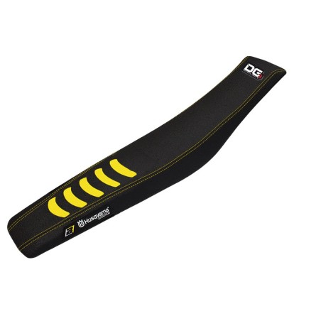 Housse de selle  Double Grip 3 noir/jaune Husqvarna