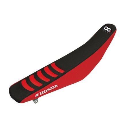 Housse de selle  Double Grip 3 rouge/noir Honda CRF250R/450R