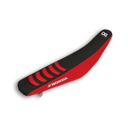 Housse de selle  Double Grip 3 noir/rouge Honda CRF250R/450R