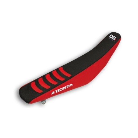 Housse de selle  Double Grip 3 noir/rouge Honda CRF250R/450R