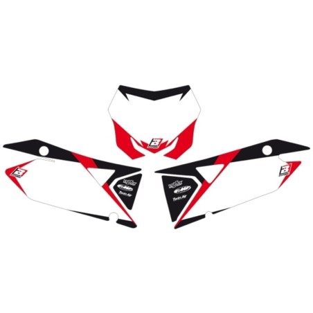 Fonds de plaque  Graphic blanc Suzuki RM-Z450