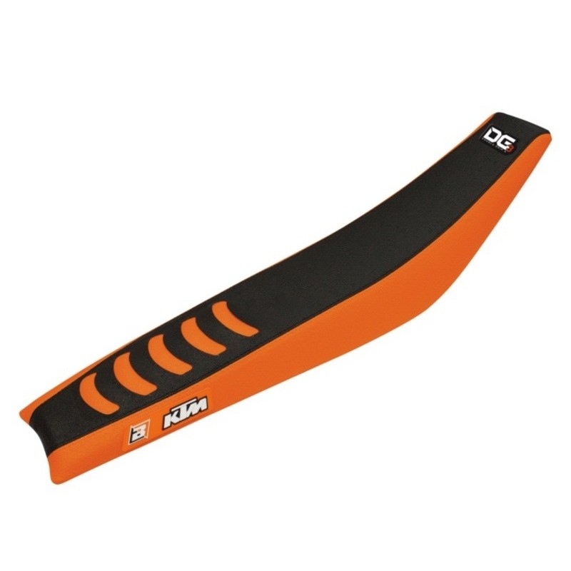 Housse de selle  Double Grip 3 orange/noir KTM SX85