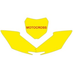 Fonds de plaque  blanc honda crf250r/450r