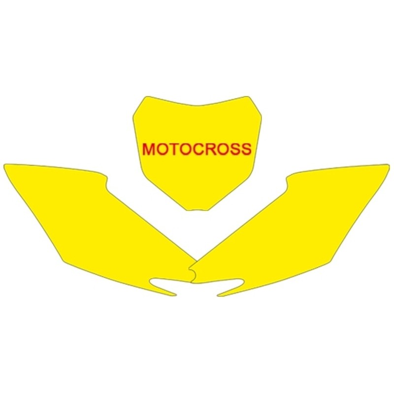 Fonds de plaque  blanc honda crf250r/450r