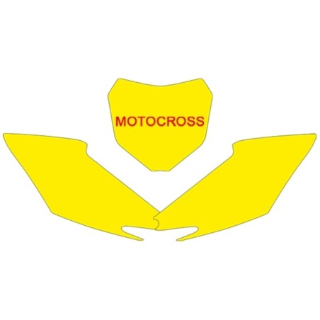 Fonds de plaque  noir honda crf250r/450r