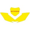 Fonds de plaque  jaune honda crf250r/450r