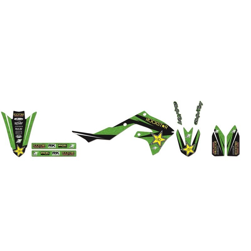 Kit déco complet  Rockstar Energy Kawasaki KX450