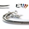 Durite frein de frein arriere inox raccord aprilia rsv4 abs