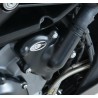 Couvre-Carter R&G Racing Gauche (pompe À Eau) Noir Aprilia Caponord 1200