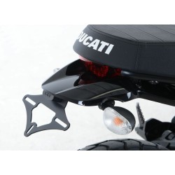 Support De Plaque R&G Racing Noir Ducati Scrambler Sixty2