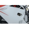 Tampons De Protection R&G Racing Aero Blanc Mv Agusta F4 1000r