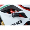 Tampons De Protection R&G Racing Aero Noir (sans Perçage) Mv Agusta F4rc