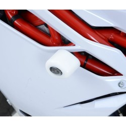 Tampons De Protection R&G Racing Aero Blanc (sans Perçage) Mv Agusta F4 1000r