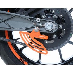 Protège Couronne (dent De Requin) R&G Racing Alu Noir Ktm Rc125