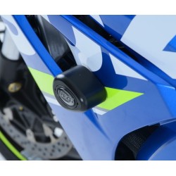 Tampons De Protection R&G Racing Aero Race Noir Suzuki Gsx-R1000