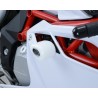 Tampons De Protection R&G Racing Aero Blanc (sans Perçage) Mv Agusta F4 1000r