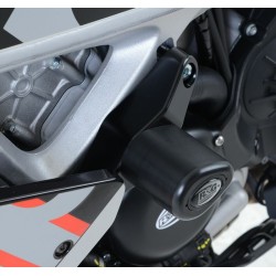 Tampons De Protection R&G Racing Aero Blanc Aprilia Rsv-4 R