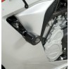 Tampons De Protection R&G Racing Aero Noir Mv Agusta