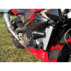 Tampons De Protection R&G Racing Aero Noir Aprilia Tuono 1000