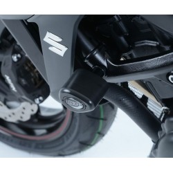 Tampons De Protection R&G Racing Aero Noir Suzuki Gsx-S750