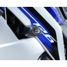 Tampons De Protection R&G Racing Aero Blanc Yamaha Yzf-R6