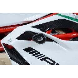 Tampons De Protection R&G Racing Aero Noir (sans Perçage) Mv Agusta F4rc