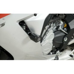 Tampons De Protection R&G Racing Aero Noir Mv Agusta