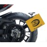 Support De Plaque R&G Racing Noir Ducati X Diavel