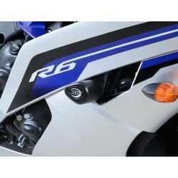 Tampons De Protection R&G Racing Aero Blanc Yamaha Yzf-R6