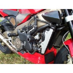 Tampons De Protection R&G Racing Aero Noir Aprilia Tuono 1000