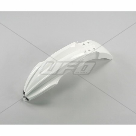 Garde-boue avant UFO blanc Kawasaki KX85