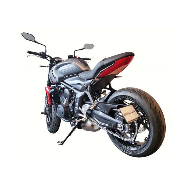 Support de plaque access design latéral - triumph trident 660