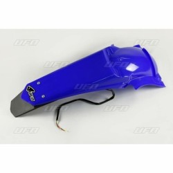 Garde-boue arrière et support de plaque avec feu UFO bleu Reflex Yamaha WR450F/250F