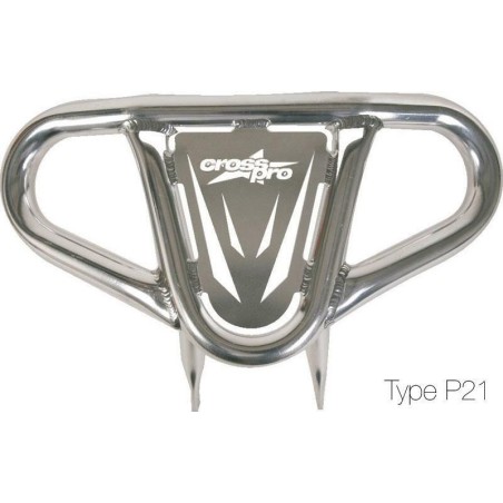 Bumper avant ART Type P21 aluminium - Yamaha YFM350X Warrior