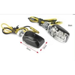 Clignotants BIHR Shell LED noir universels